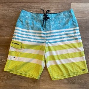 𝅺Men’s O’Neill Swim Trunks/ Board Shorts EUC size 36